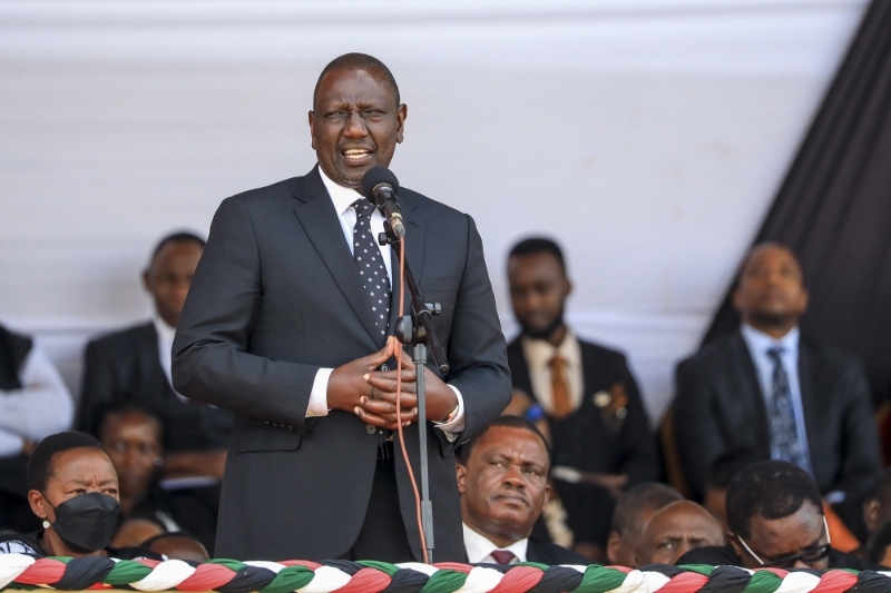 Kenyan Deputy President and presidential candidate William Ruto.