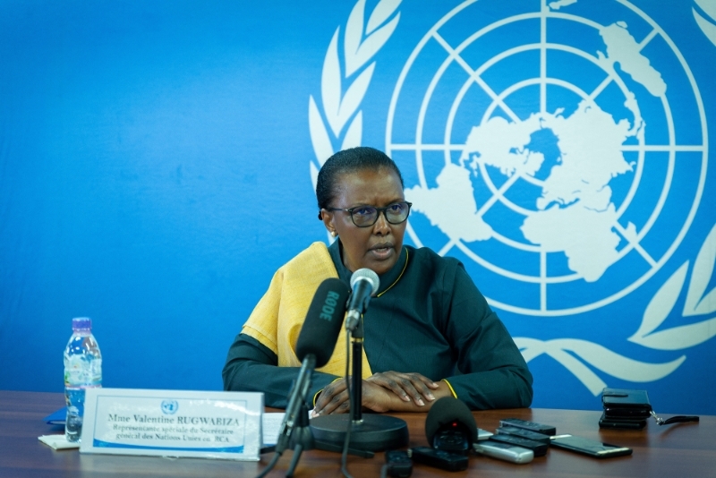 Valentine Rugwabiza, UN Special Representative in the Central African Republic and Head of MINUSCA.
