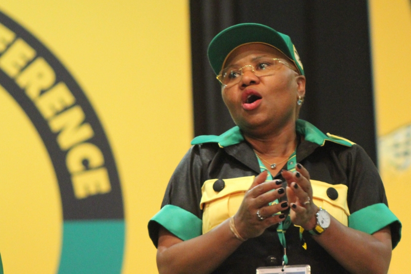 Lindiwe Zulu, chairperson of the ANC foreign policy sub-committee.