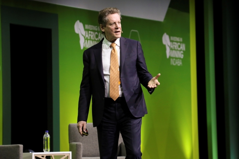 Ivanhoe Mines founder Robert Friedland at a conference in Cape Town in 2022.