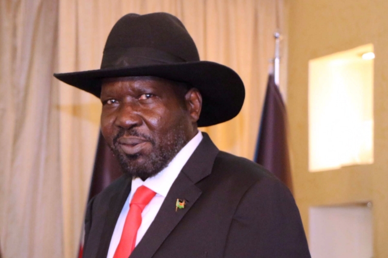 South Sudanese president Salva Kiir.