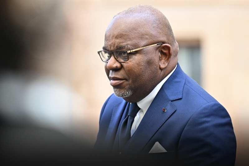 Congo's Minister of Hydrocarbons Bruno Jean-Richard Itoua in Vienna, 3 June 2023.