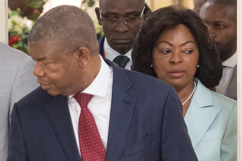 Angolan President João Lourenço and his wife Ana Dias Lourenço.