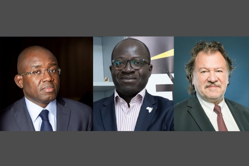 From left to right : Marc Vincens Wabi (Deloitte), Eric N'guessan (EY Africa) and Jean-Luc Ruelle (KPMG)