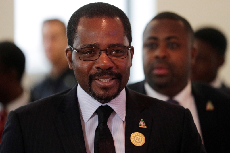 Equatorial Guinea's minister of mines and hydrocarbons Gabriel Obiang Nguema.