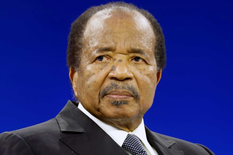 Cameroonian president Paul Buya.