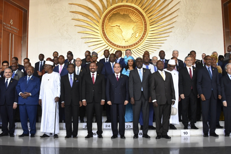 The last African Union summit in February 2020.