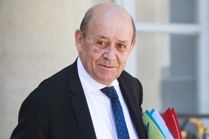 French Foreign Minister Jean-Yves Le Drian.