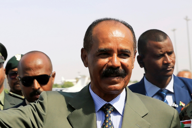 Eritrean president Issayas Afeworki.