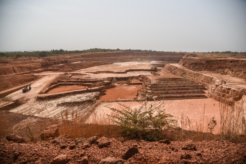 Nampala open air gold mine in Mali, operated by Robex Resources.