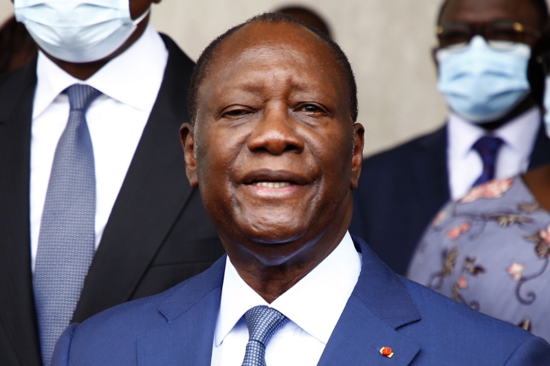 Ivory Coast's President Alassane Ouattara