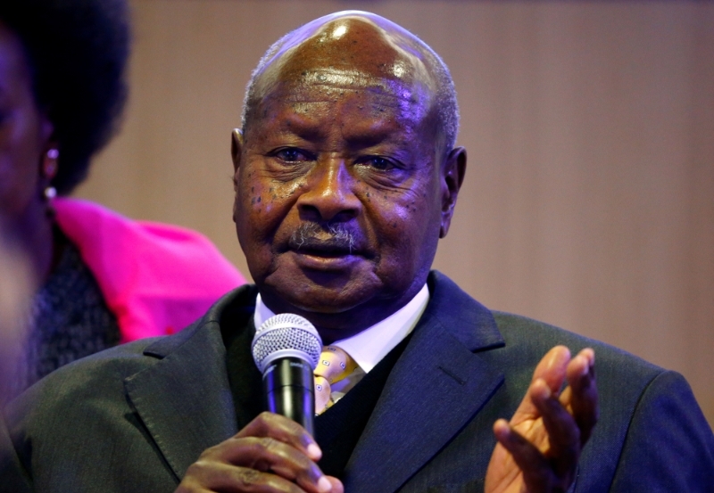 Ugandan president Yoweri Museveni.