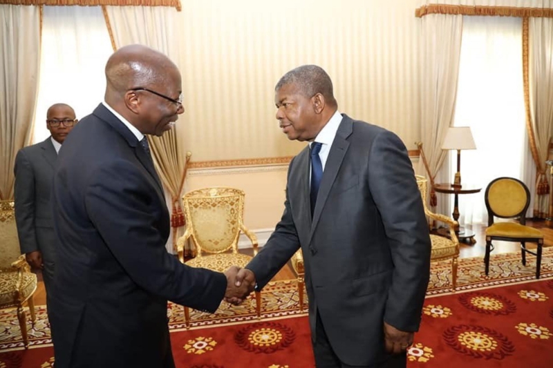 Angolan president João Lourenço received Domingos Simões Pereira - Guinea Bissau president Umaro Sissoco's main election rival - in February 2020.