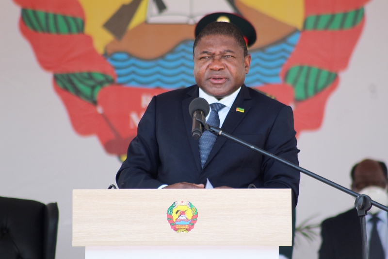 Mozambican President Filipe Nyusi.
