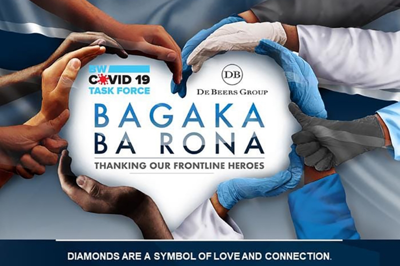 The Bagaka Ba Rona program launched by De Beers and the Government of Botswana.