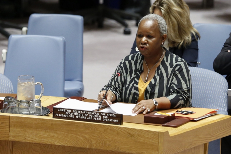 The UN Secretary General's Special Representative for the DRC, Bintou Keita.