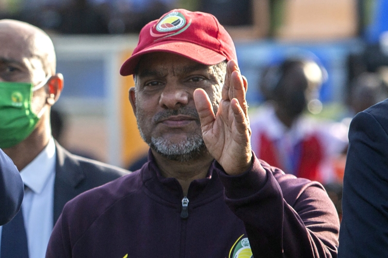 One of the Sidat brothers, Feizal, president of the Federaçao Moçambicana de Futebol.