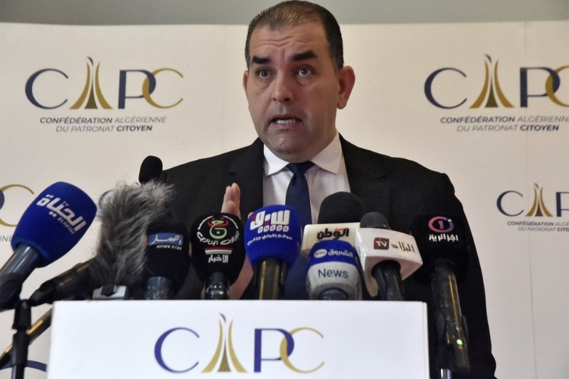 President of the Algerian Confederation of Citizen Employers (CAPC) Sami Agli, Algiers, March 2021.