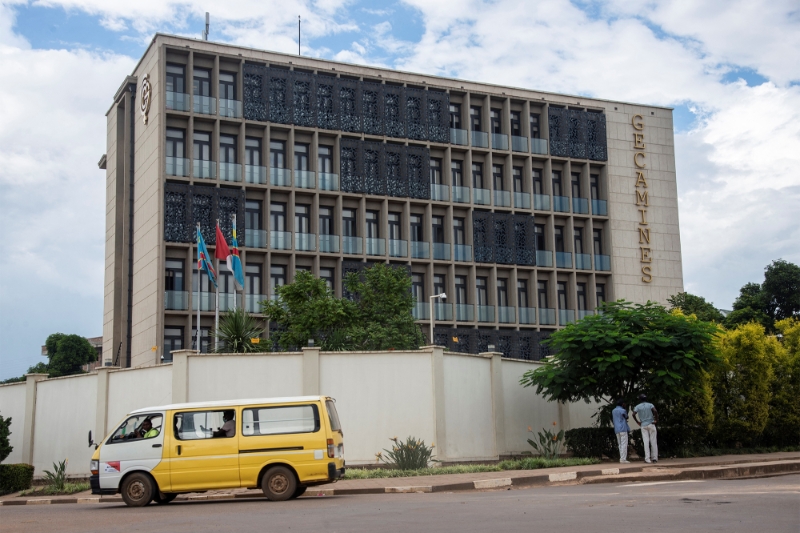 Gécamines headquarters in Lubumbashi, Democratic Republic of Congo, on the 16th January 2021.