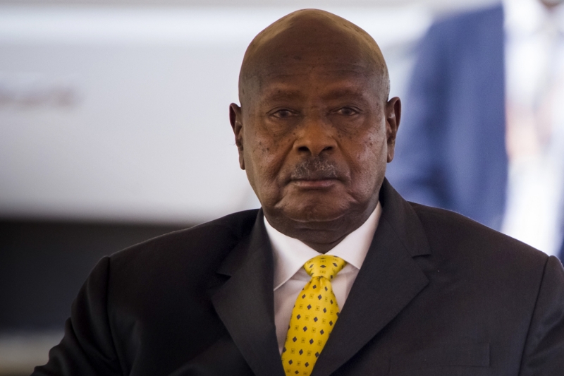 Ugandan President Yoweri Museveni in Kampala in June 2021.