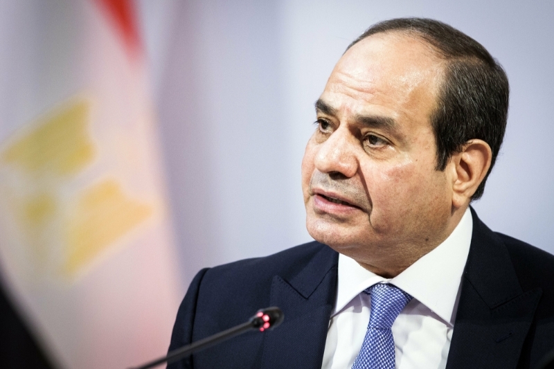 Egyptian president Abdel Fattah Al Sisi.