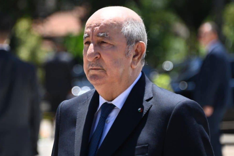 Algerian President Abdelmadjid Tebboune.