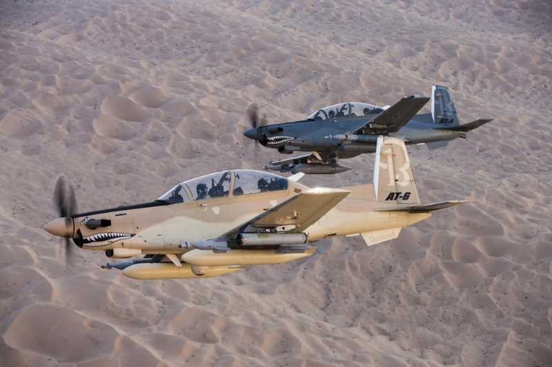 The sale of four Wolverine AT-6C aircraft to Tunisia has been authorized by the United States.