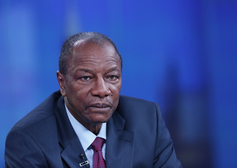 Alpha Conde, Guinea's president, develop new alliances everywhere, except in France...