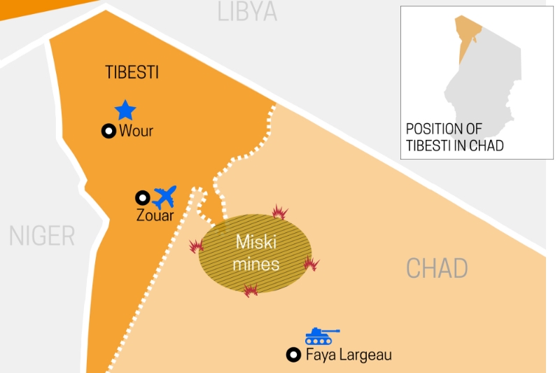 Tibesti, in northern Chad, is at the heart of the conflict between rebels and the military.