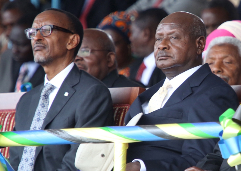Rwandan president Kagame and his Ugandan counterpart Museveni don't hide their hostility anymore.