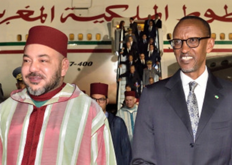 Mohammed VI and Paul Kagame.