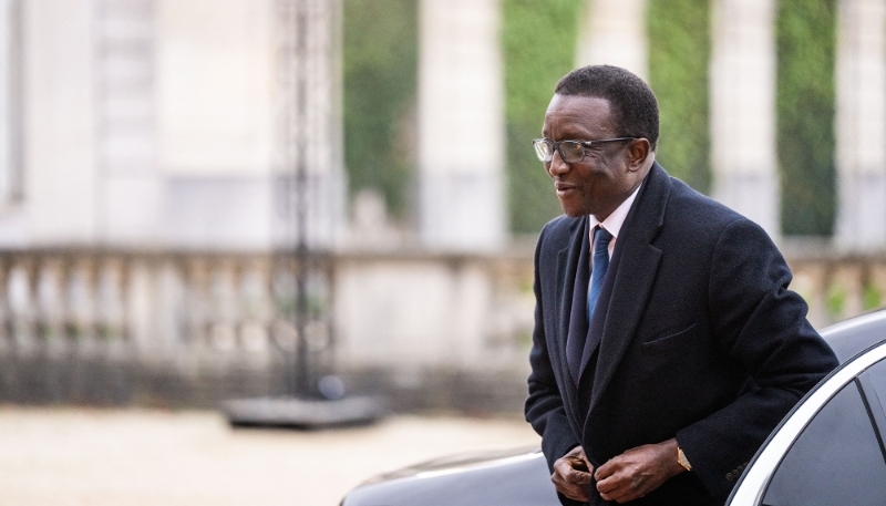 Senegalese PM Amadou Ba at the Chateau de Champs-sur-Marne, France, 12 August 2022.