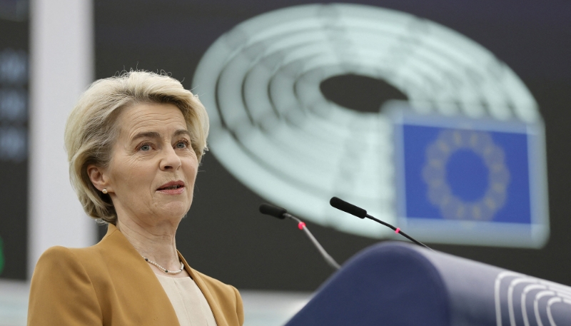 President of the European Commission, Ursula von der Leyen.
