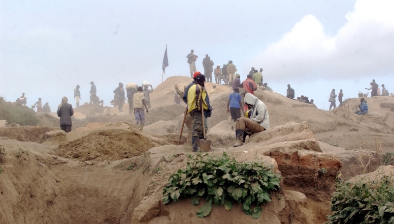 SMB coltan mine near Rubaya, DRC.
