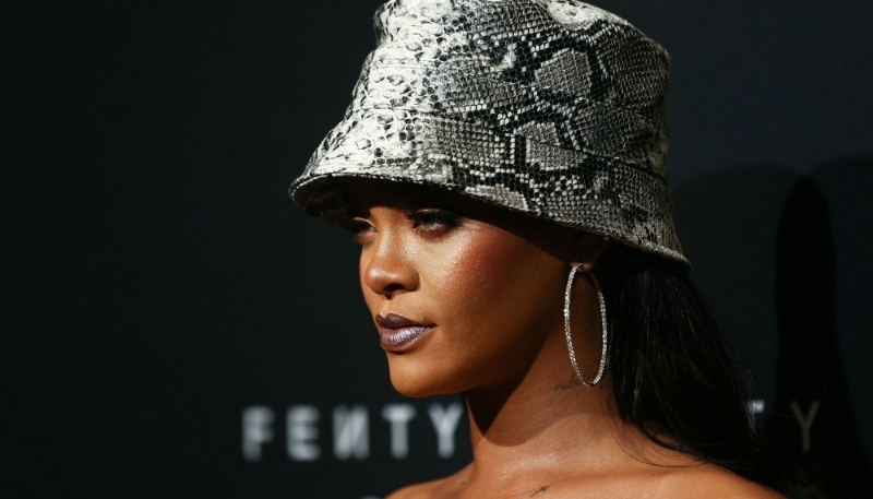 Rihanna attends the Fenty Beauty by Rihanna Anniversary Event on 3 October 2018 in Sydney, Australia.
