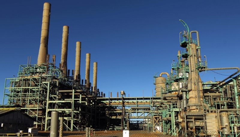 The Ras Lanuf oil refinery on 11 January, 2017.