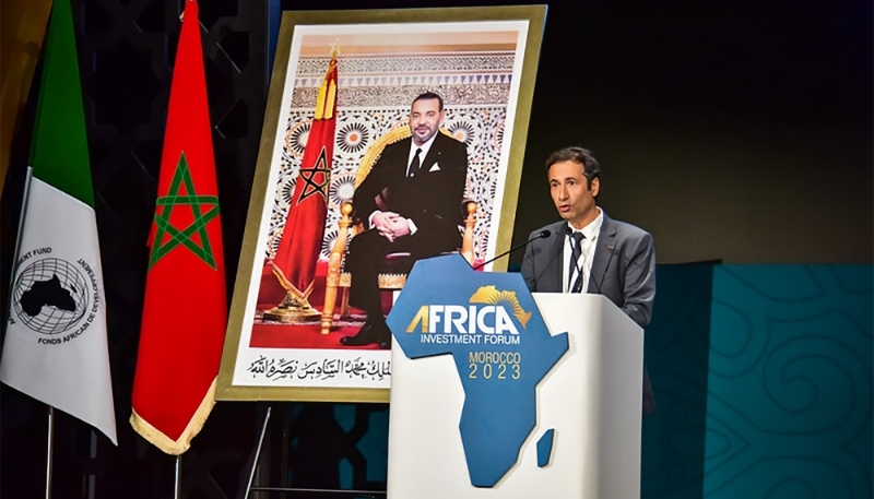 The Chairman of FM6I, Mohamed Benchaâboun, at the Africa Investment Forum in Marrakesh (8-10 November).