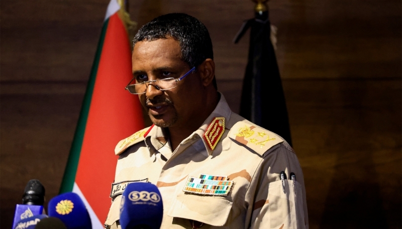 General Mohamed Hamdan Dagalo in Khartoum, Sudan, on 19 February 2023.