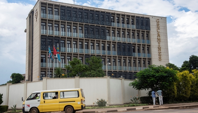 Gécamines' headquarters in Lubumbashi, DR Congo.