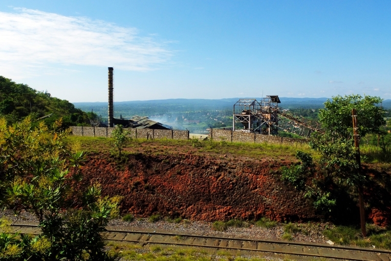 Gecamines' Shituru hydrometallurgical facility, which processes copper and cobalt, outside Likasi in the southern region of Katanga, on 31 January 2013.