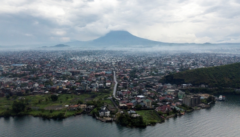 Goma, capital of North Kivu province, DRC, on 21 October 2023.