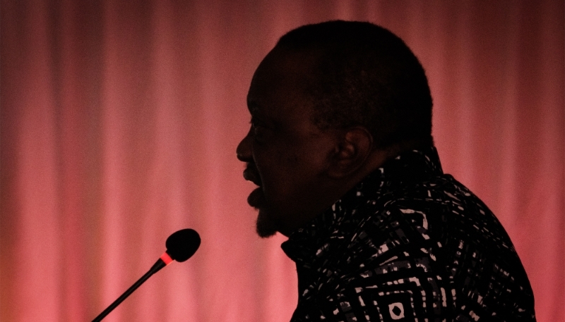 The former president of Kenya, Uhuru Kenyatta, in Nairobi on 6 December 2022. 