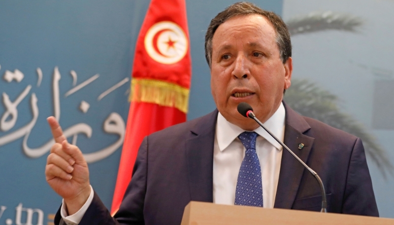 Former Tunisian FM Khemaies Jhinaoui in Tunis, Tunisia, 28 October 2019.