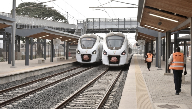 The TER Dakar-Diamniadio line, inaugurated in December 2021.