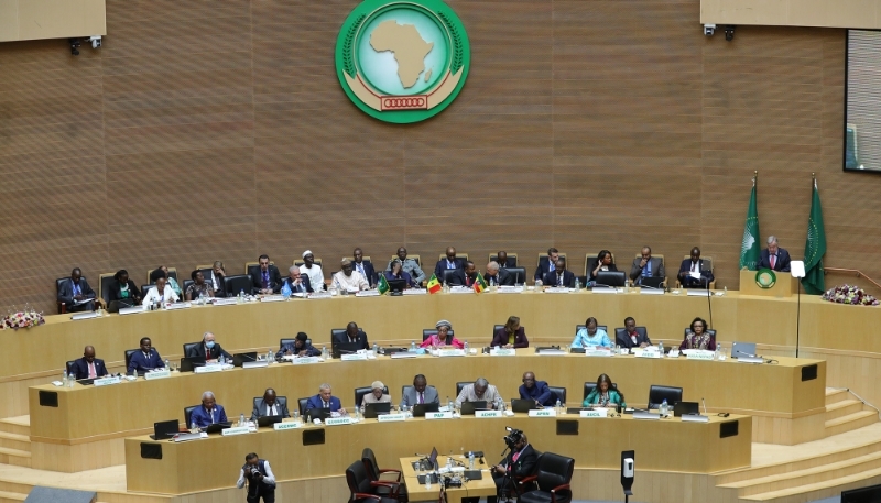 The 36th African Union summit in February 2023 in Addis Ababa.