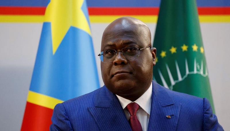 The President of the DRC Félix Tshisekedi.