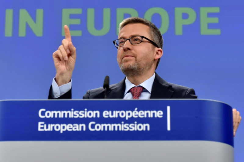 The former European Commissioner and candidate for mayor of Lisbon Carlos Moedas.