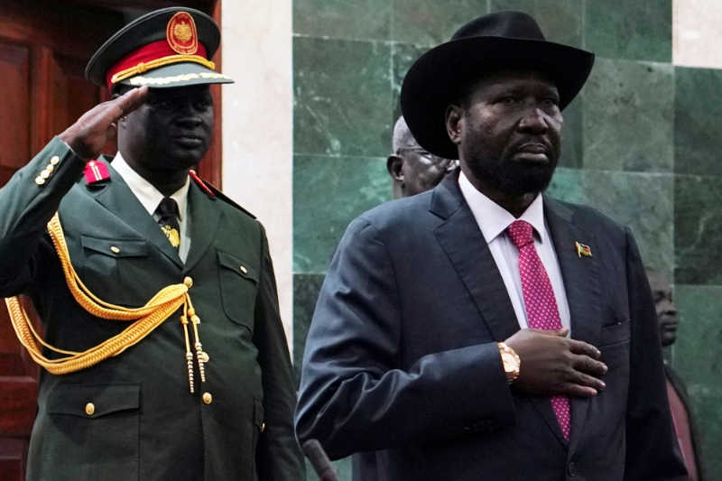 South-sudanese president Salva Kiir.