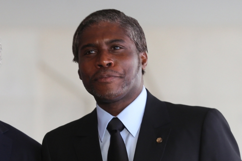 The Equatorial Guinean vice-president Teodorin Obiang Nguema, presumptive successor of his father as head of state.

