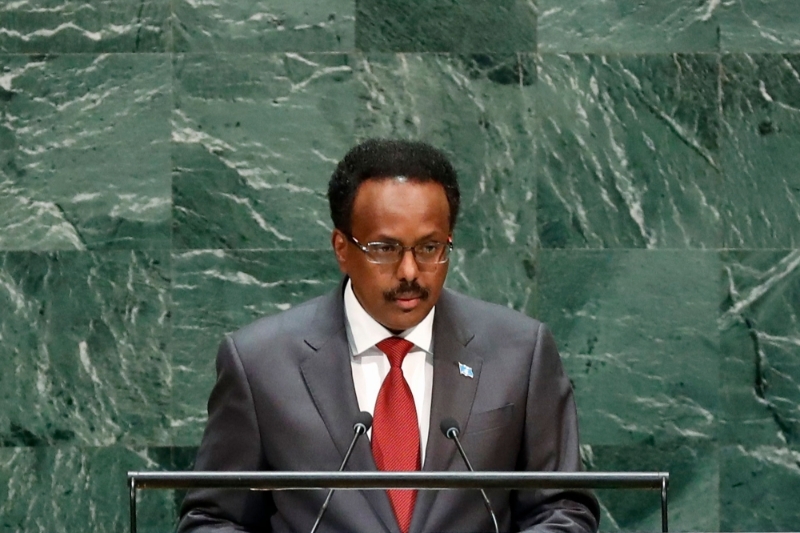 Somali President Mohamed Abdullahi Farmajo.